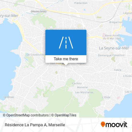 Résidence La Pampa A map