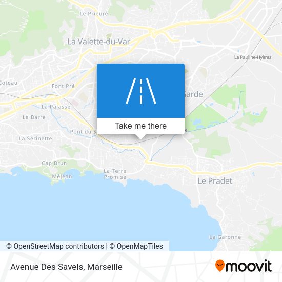 Avenue Des Savels map