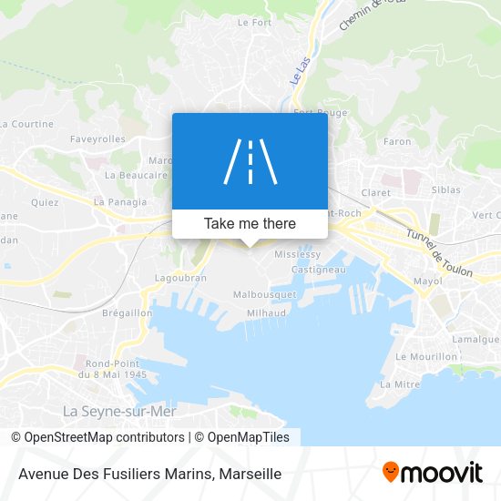 Avenue Des Fusiliers Marins map