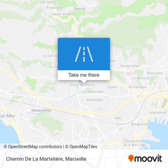 Chemin De La Martelière map