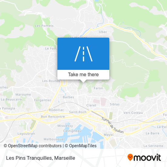 Les Pins Tranquilles map