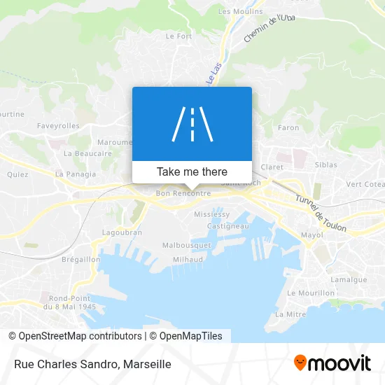 Rue Charles Sandro map