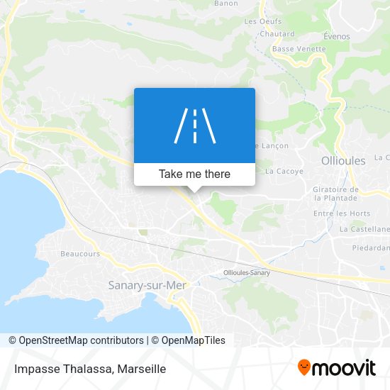 Impasse Thalassa map
