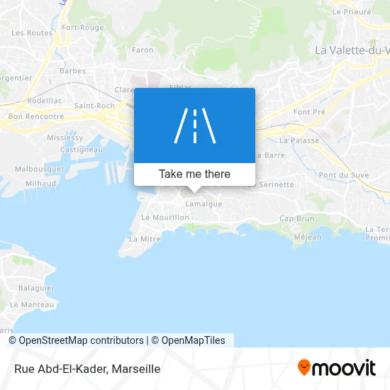 Rue Abd-El-Kader map