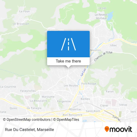 Rue Du Castelet map