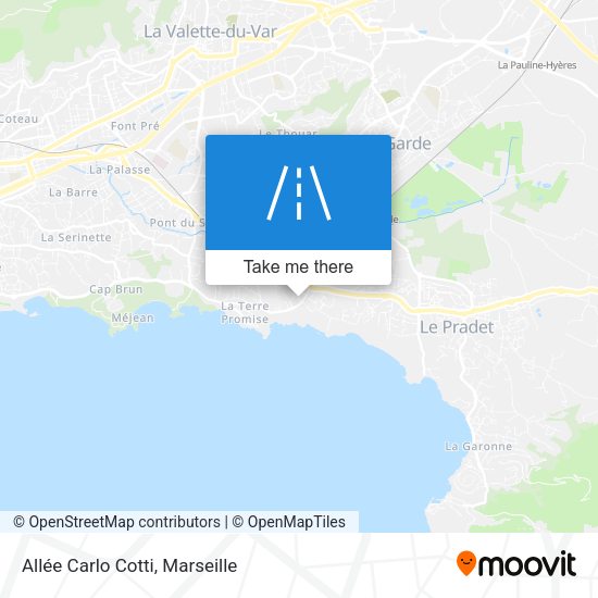 Allée Carlo Cotti map