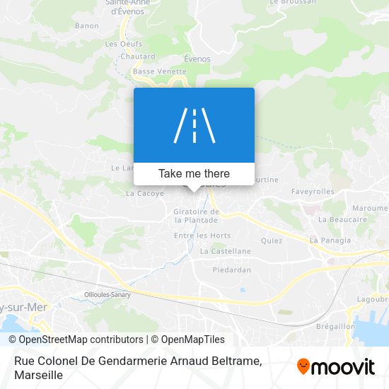 Rue Colonel De Gendarmerie Arnaud Beltrame map