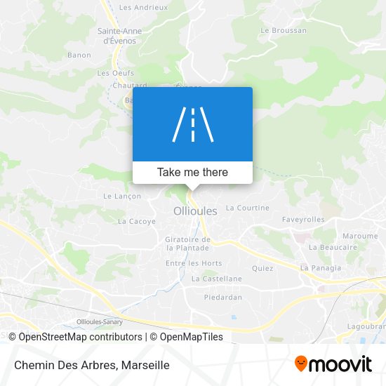 Chemin Des Arbres map