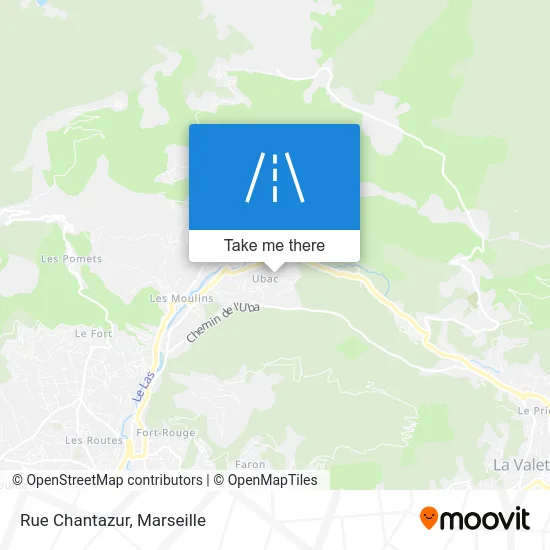 Rue Chantazur map