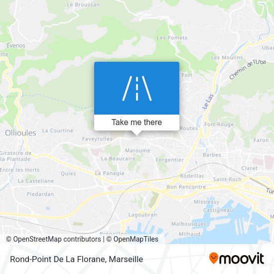 Rond-Point De La Florane map
