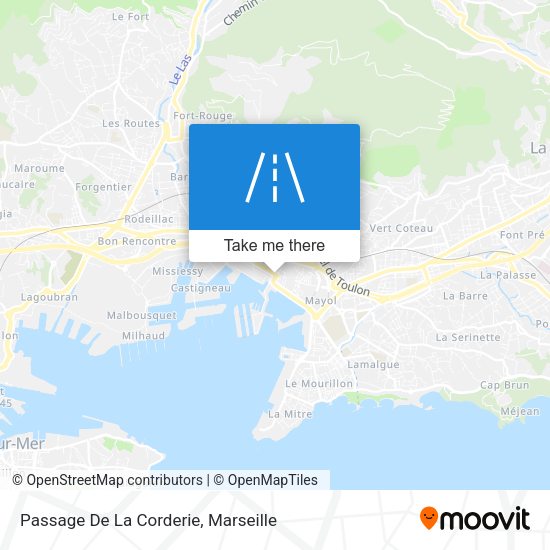 Passage De La Corderie map