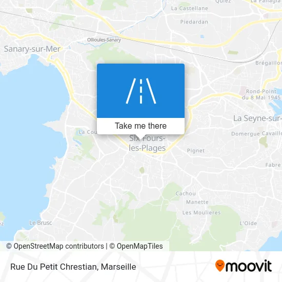 Rue Du Petit Chrestian map