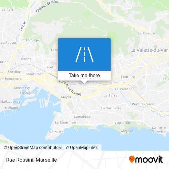 Rue Rossini map