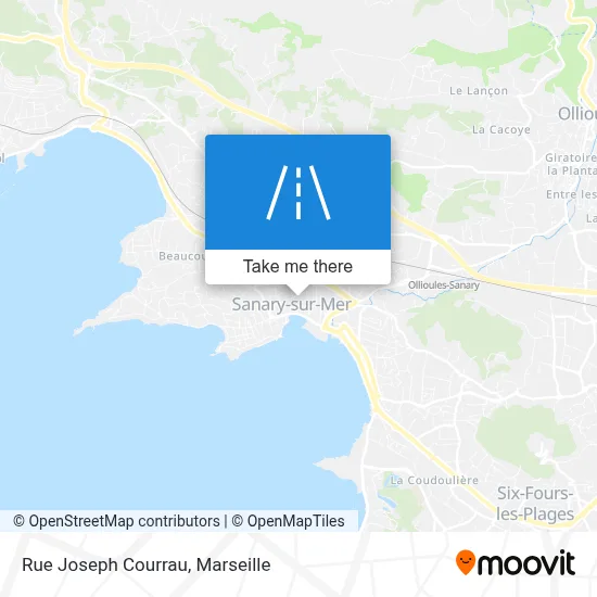 Rue Joseph Courrau map