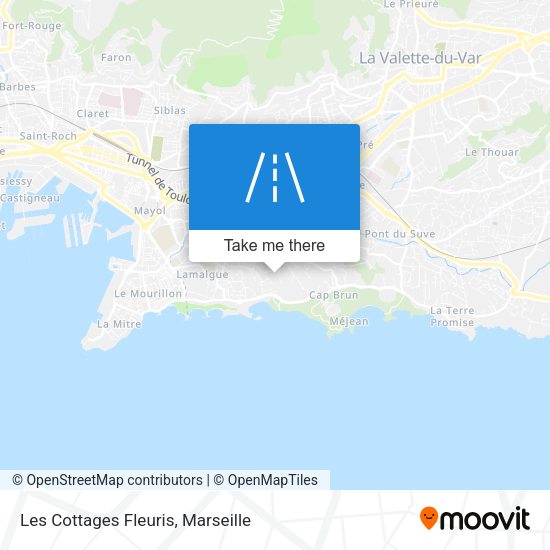 Les Cottages Fleuris map