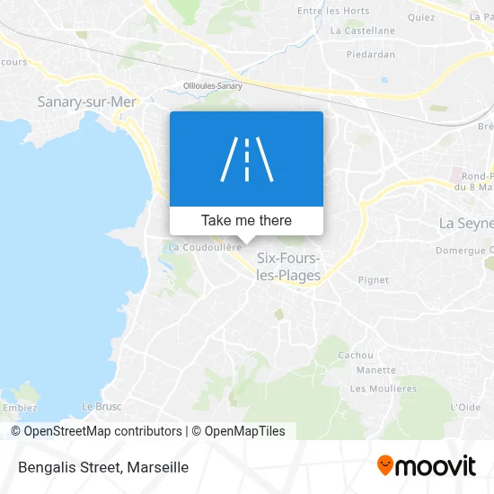 Rue Des Bengalis map