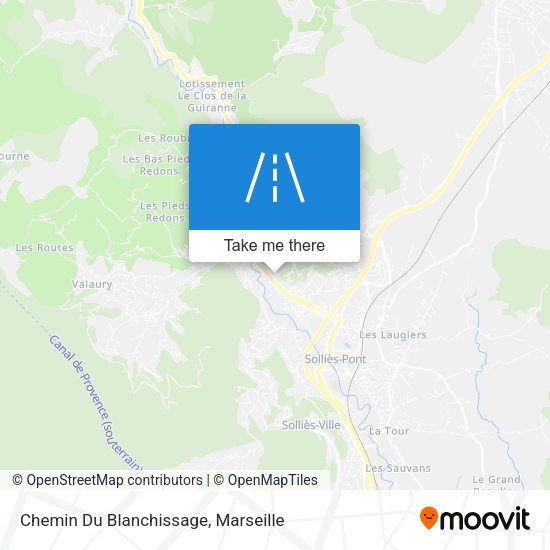Chemin Du Blanchissage map