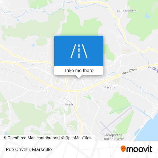 Rue Crivelli map
