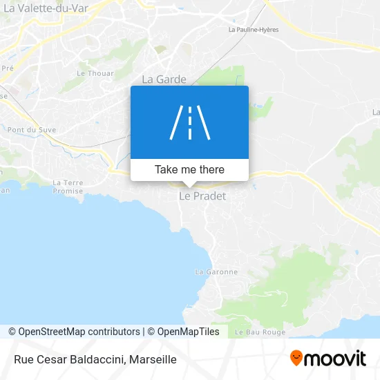 Rue Cesar Baldaccini map