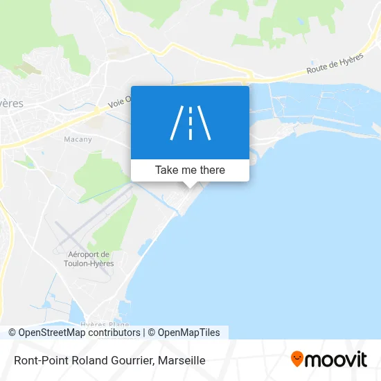 Ront-Point Roland Gourrier map