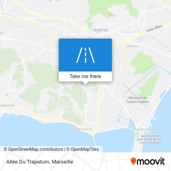 Allée Du Trapetum map