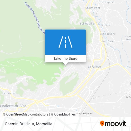 Chemin Du Haut map