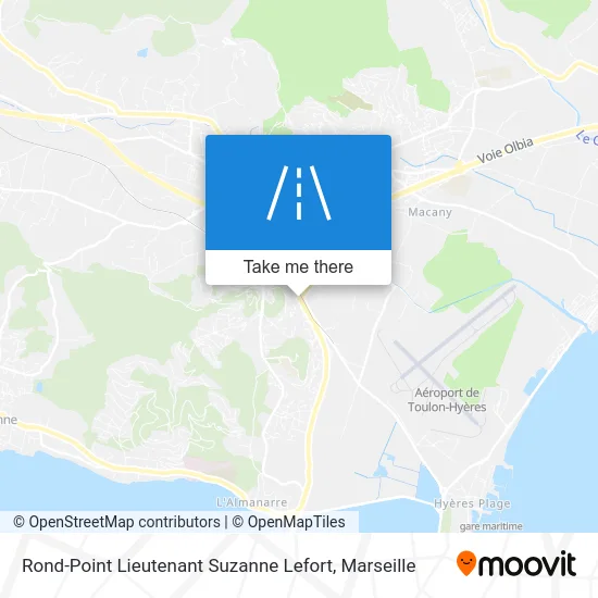 Rond-Point Lieutenant Suzanne Lefort map