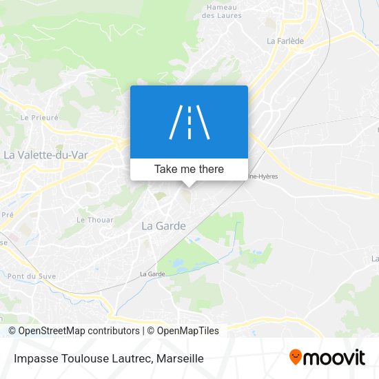 Impasse Toulouse Lautrec map