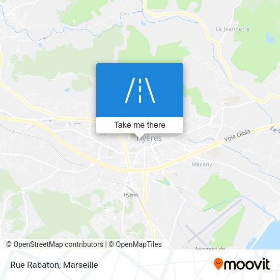 Rue Rabaton map