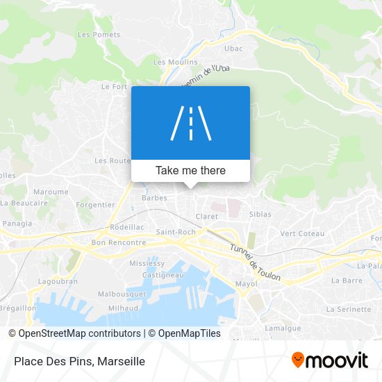 Place Des Pins map