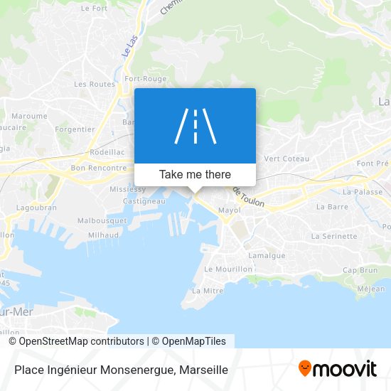 Place Ingénieur Monsenergue map