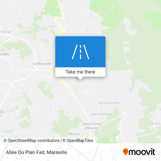 Allée Du Plan Fait map