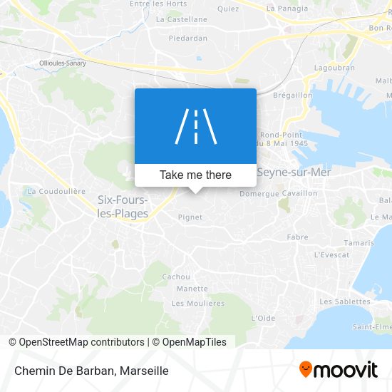 Chemin De Barban map