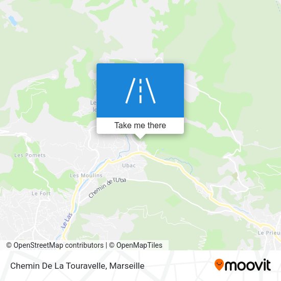 Chemin De La Touravelle map
