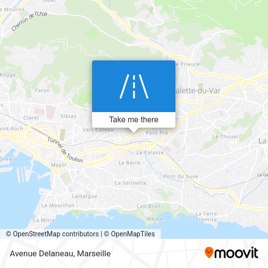 Avenue Delaneau map