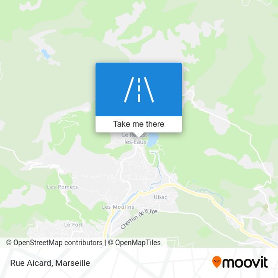 Rue Aicard map