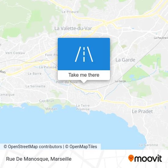 Rue De Manosque map