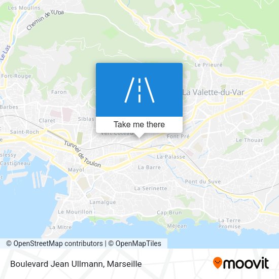 Boulevard Jean Ullmann map