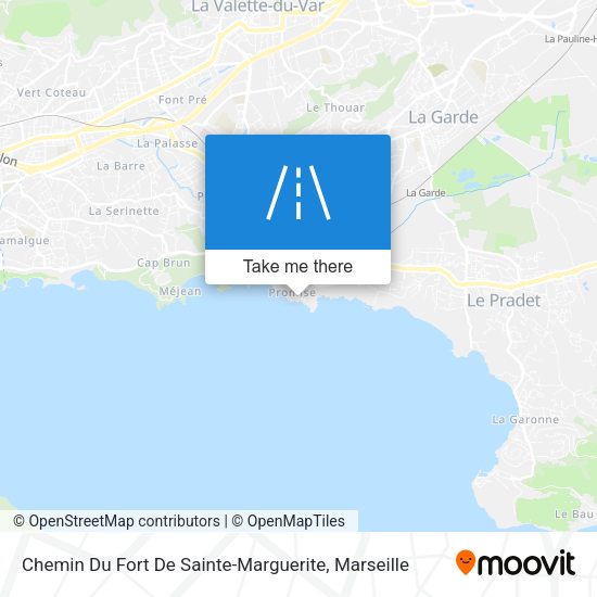 Chemin Du Fort De Sainte-Marguerite map