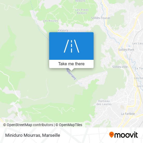 Miniduro Mourras map