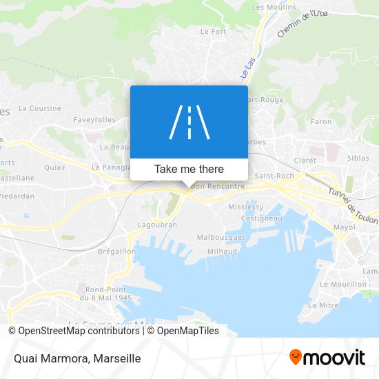 Quai Marmora map