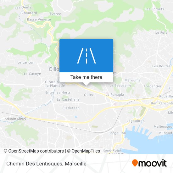 Chemin Des Lentisques map