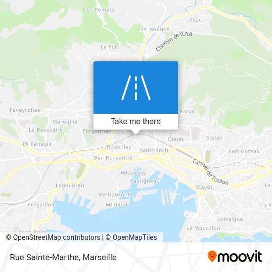 Rue Sainte-Marthe map