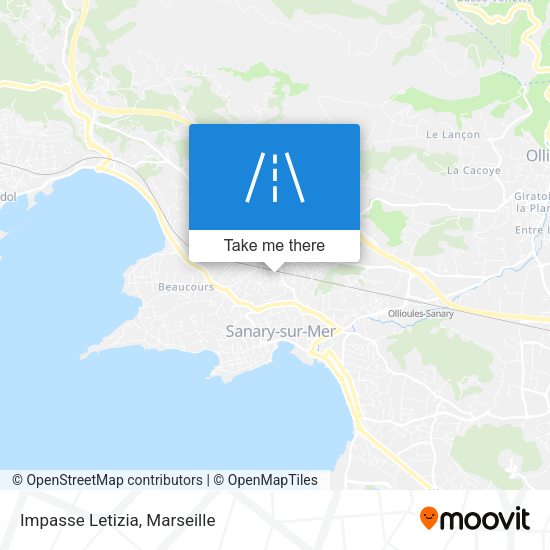 Impasse Letizia map