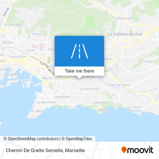 Chemin De Gratte Semelle map