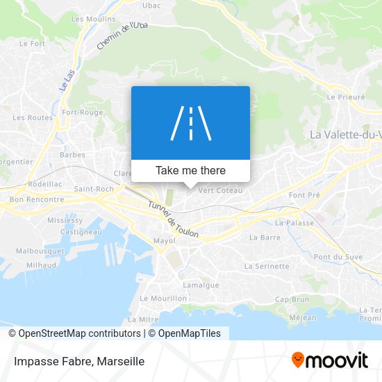 Impasse Fabre map