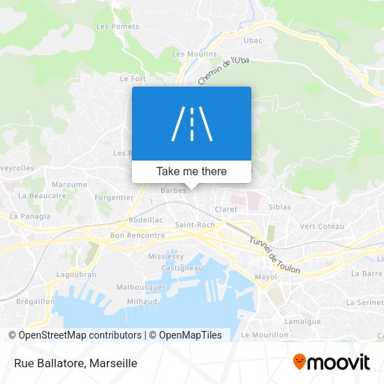 Rue Ballatore map