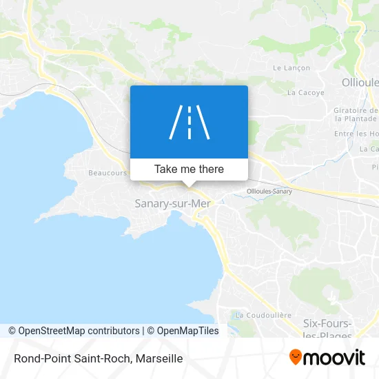 Rond-Point Saint-Roch map