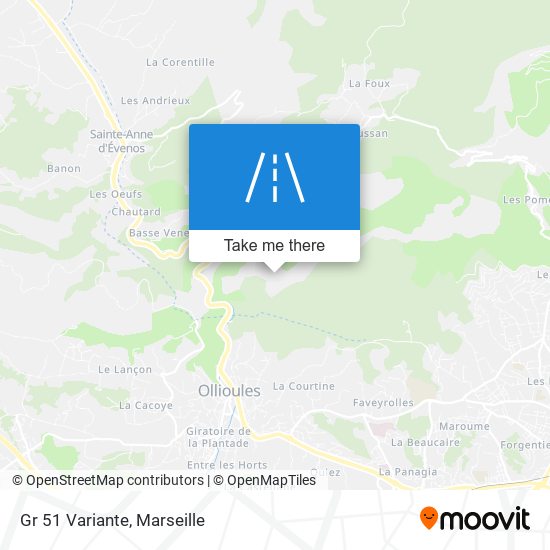 Gr 51 Variante map