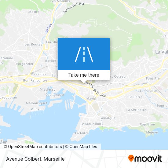 Avenue Colbert map